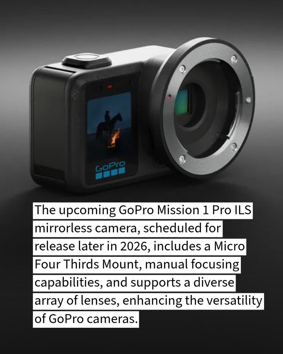 urbnspec's tweet image. GoPro Unveils MISSION 1 Series of Compact Cinema Cameras with 8K and 4K Open Gate for Filmmakers and Creators

#GoProMission1 #GoPro #Cameras