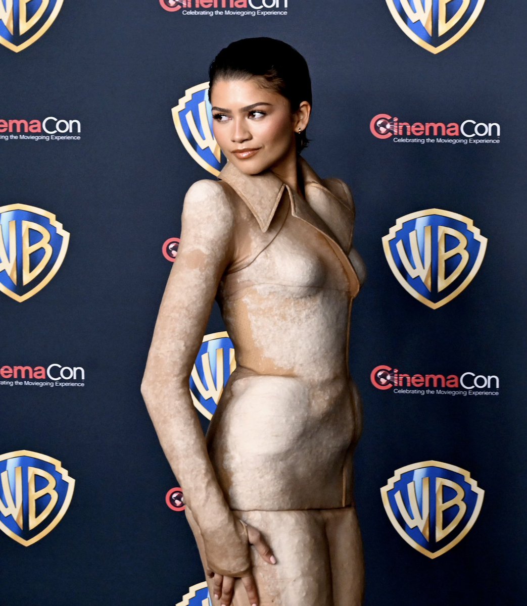 Zendaya en el CinemaCon en Las Vegas para presentar 'Duna 3'