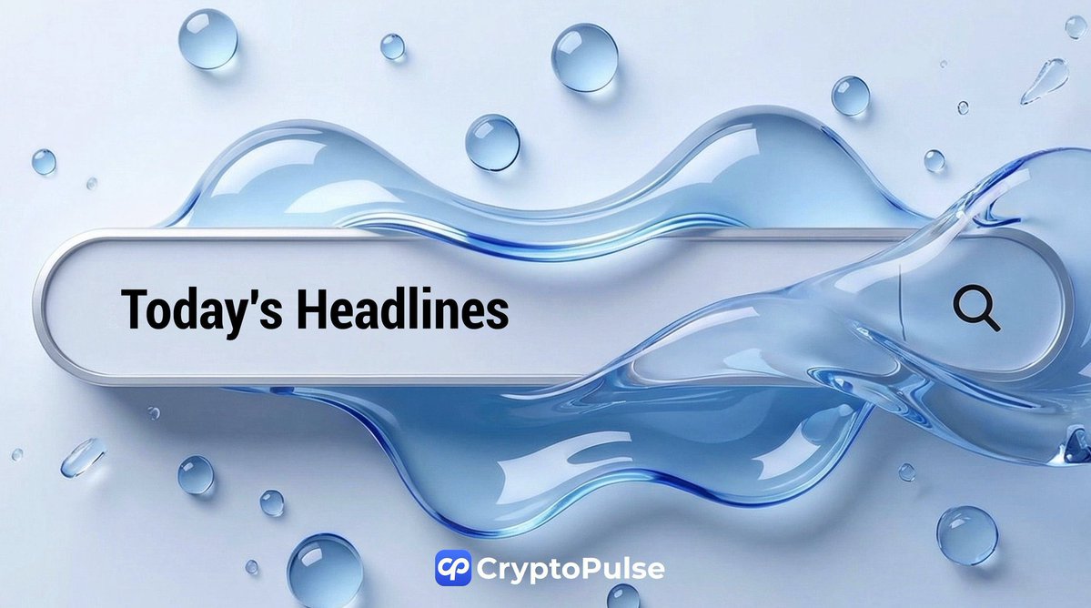 CryptoPulseGLBL's tweet image. 🔔#Today's Headlines

1. Trump: Hopes Warsh will be confirmed as Fed Chair nominee next week.

2. eToro to acquire Zengo in a $70 million deal to expand its self-custody crypto capabilities.

3. @BlackRock ETF transfers 15,101 ETH and 566.753 BTC to Coinbase Prime.

4. @Binance