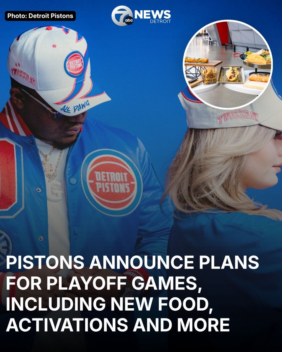 On Sunday, Pistons fans are encouraged to be in their seats before tip-off to participate in special surprise playoff elements during introductions and throughout the in-game entertainment.

wxyz.com/sports/pistons…
