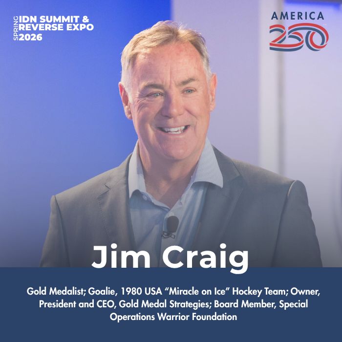 IDNsummit's tweet photo. This year, as our nation celebrates its 250th birthday, we remember the 1980 U.S. Olympic hockey team and their achievement of the iconic “Miracle on Ice.” Disney’s 2004 film ‘Miracle’ recounts this inspiring story, but no documentary can convey the true scope of this event.

On Tuesday of the Spring IDN Summit, Jim Craig, Olympic gold medal goalie for the 1980 U.S. Hockey Team, takes the keynote stage to share what has been voted by Sports Illustrated as the greatest moment in sports history

Join us from April 20 - 22 in Orlando for the #IDNSummit