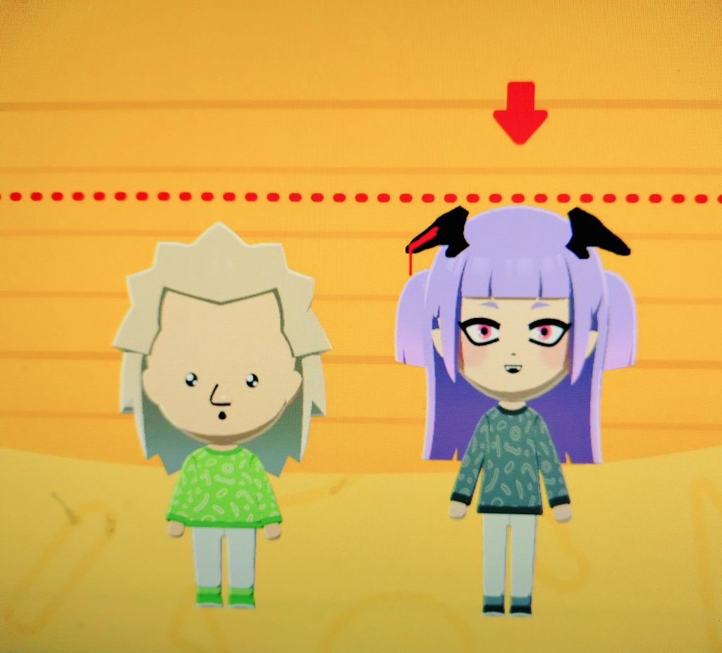 体験版はアップロード出来ないらしいから直撮り
かわいいかな？わからん。