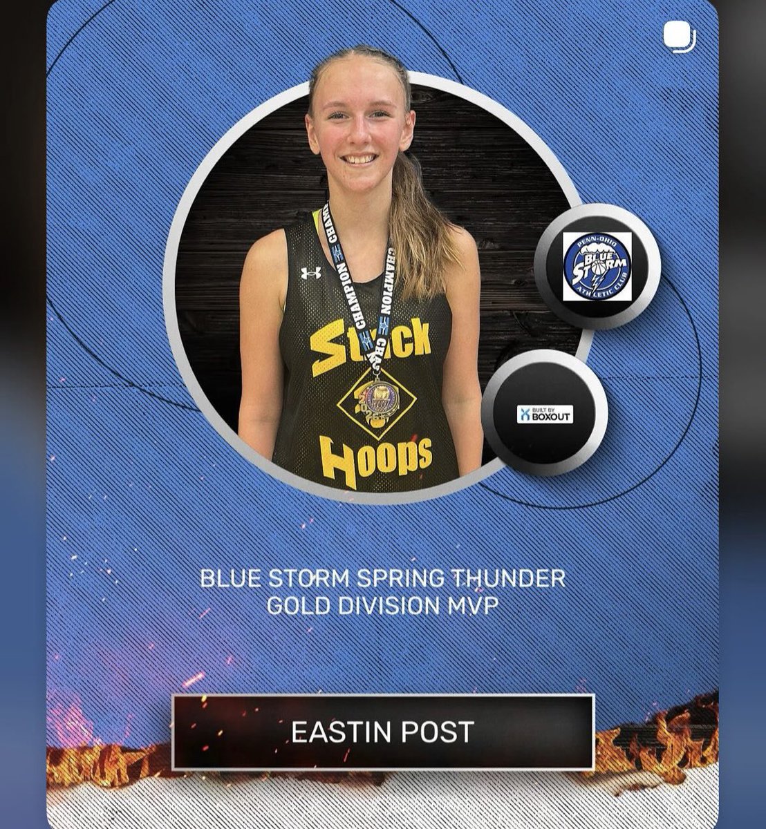 StrickHoopsLLC's tweet image. Congrats to #StrickHoopsFam recognized at Blue Storm Tournament👏

MVP
2028 @EPost_44 

All-Tournament 
2026 @agrayson0415 
2027 Emily Berger
2027 @PaigeKlodowski
2029 Jules Goshen
2031 Natalia Carosi

#ATTACK #GetBuckets #StrickHoopsFam