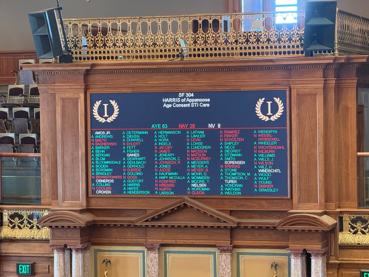 ACSCANIowa's tweet photo. We’re disappointed by yesterday's vote to restrict access to the HPV vaccine—a safe, effective, lifesaving tool that prevents cancer. In a state facing a cancer crisis, this is the wrong direction. The bill now goes to the governor. #ACSCAN #Iowa #Cancer https://t.co/Wyj5i1Ew9z