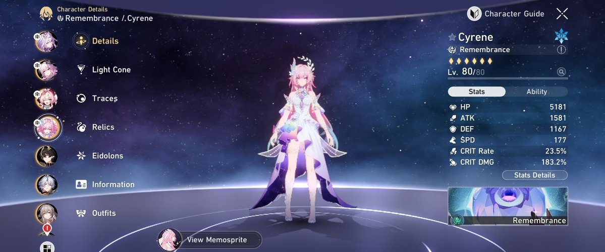 phaideiliker69's tweet image. 100 men vs trying to reach 180 spd on cyrene without her lc