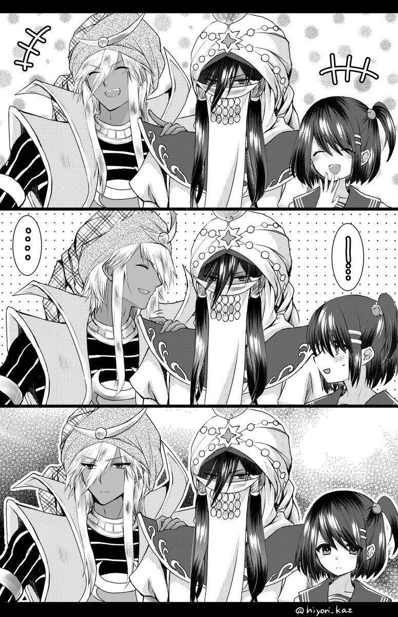 Wonderland Wars版🧞🍎🧞‍♂️

元ネタ見た瞬間これ以外出てこなかった笑
今思えばシグル足しても良かった気がするゴメンネ…(
勿論シグルは真顔側🙄

余様は一般面白ネタがよくわからなくていつも真顔な気がする笑
割とこの凸凹トリオ好きだから描くのも想像するのも楽しいw 