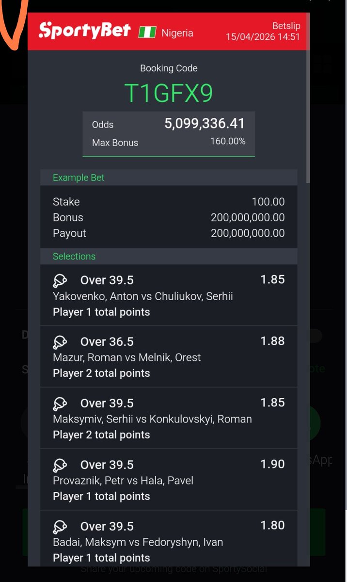 Adogba's tweet photo. T1GFX9.  @Afc_saks1 @Inno_babaa @web3inme @Mrbankstips TENNIS https://t.co/sS3sxmobOL