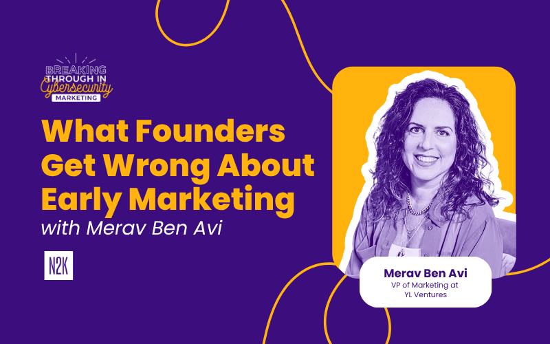 ylventures's tweet photo. Our VP Marketing Merav Ben Avi was featured on Cybersecurity Marketing Society's podcast to talk about what early-stage security founders get wrong about marketing, and why the first marketing hire isn't there to run campaigns. 
https://t.co/ONIjcP8ZoG https://t.co/LwXWtAQkaw