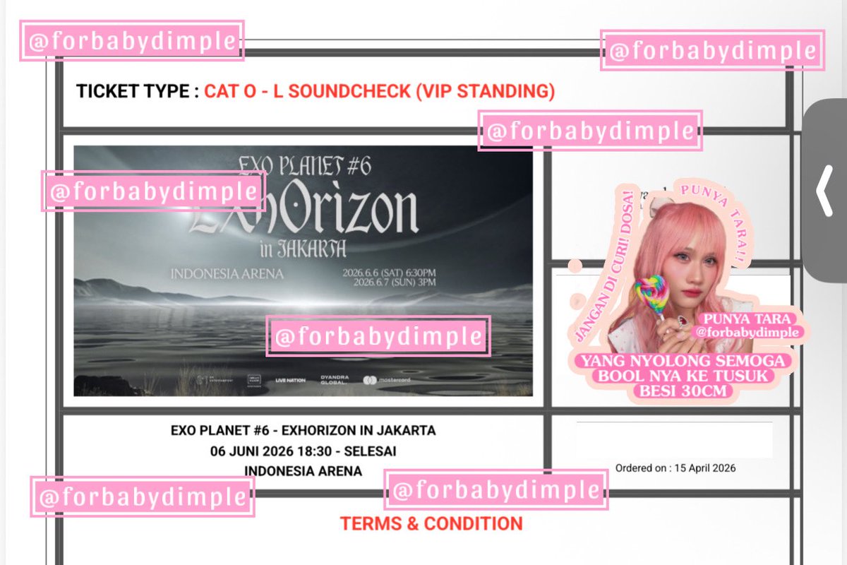 tara ᵕ̈ RENT SEWA HP SAMSUNG IPHONE FOR CONCERT! tweet media