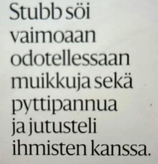 ApacheQQ's tweet image. Jotenkin kielikorvaan sattuu..Mutta luultavasti vaimoon sattui enemmän. "Rakas, ole syötävän söpö" #Suomi #suomenkieli #kielioppi #kirjoitusasu #Stubb #otsikko
