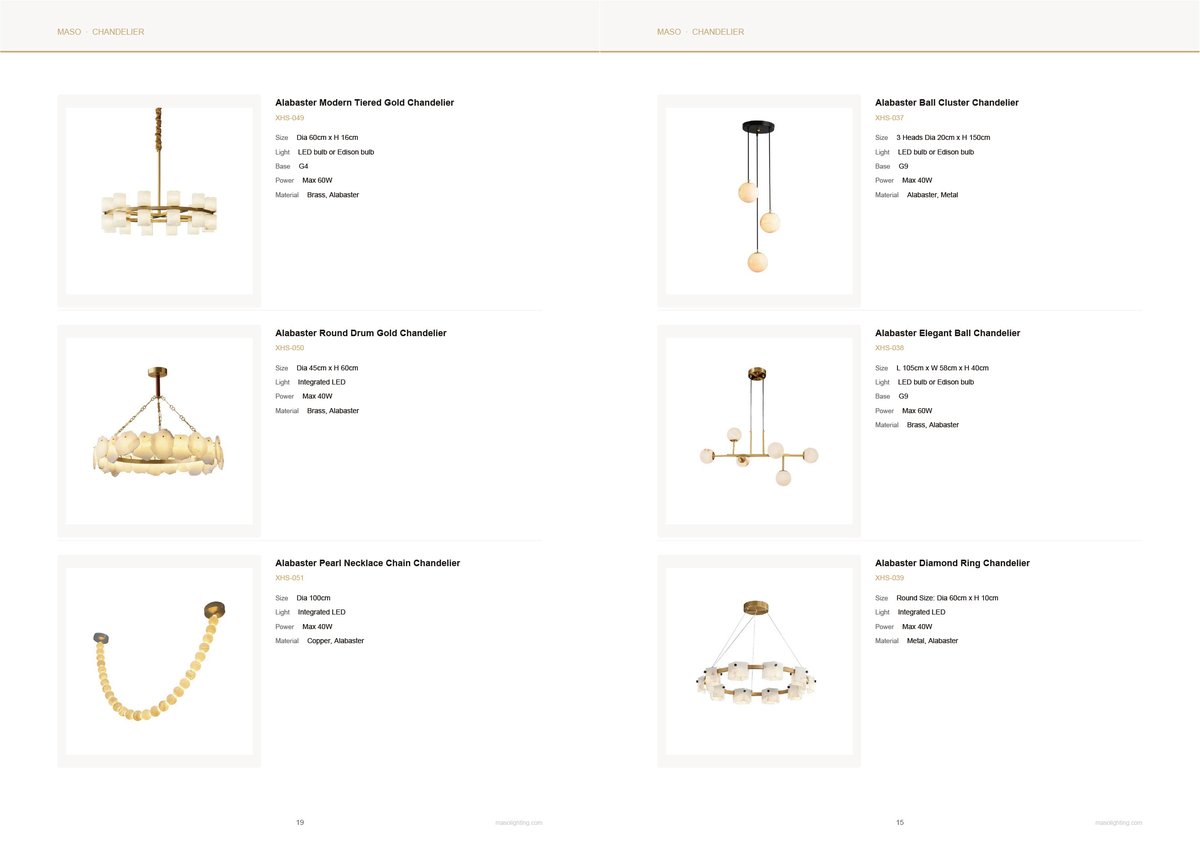 Masolight's tweet photo. Natural alabaster. 200+ lighting SKUs. Wholesale &amp; OEM ready.
Wall sconces, chandeliers, pendants — no two pieces look identical.
Sourcing for hotels, residential, or your showroom? DM or visit https://t.co/KrjUw7Riq0
#AlabasterLighting #LightingWholesale #MasoLighting https://t.co/Jj02IbZh2K