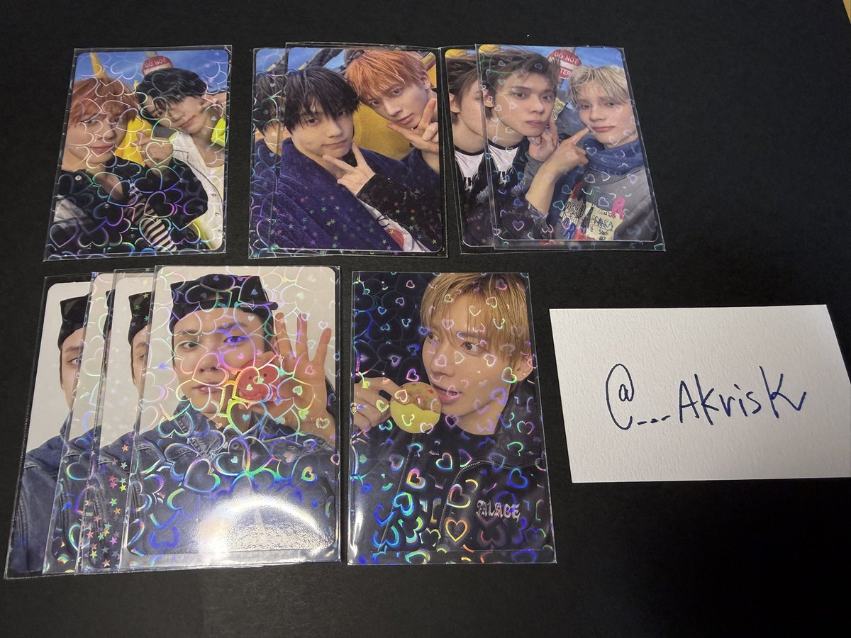 ___AkrisK's tweet photo. TXT 
7TH YEAR: A Moment of Stillness in the Thor
交換希望

【譲】
画像1〜2枚目

【求】
画像1枚目▶︎同種ボムギュ
画像2枚目▶︎画像3枚目💖

郵送、同日発送希望です。
お気軽にリプ、DMお待ちいたしております🙇‍♀️ https://t.co/dJbaFphAdM