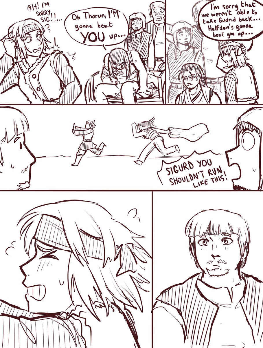 ludo_xs's tweet photo. Kinda miss Thorun so here’s this (right to left)
It’s after BSW

#VINLAND_SAGA #ocxcanon https://t.co/KlwzDrFdn9