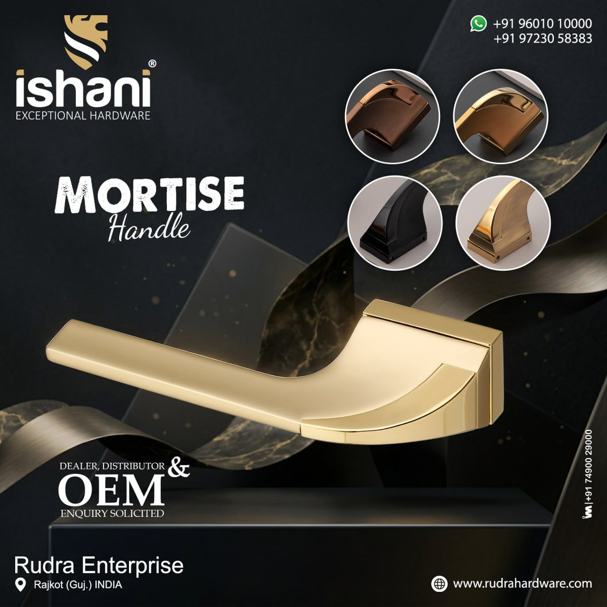 ibais_hardware's tweet image. Rudra Enterprise - Rajkot

For enquiry via WhatsApp click:
ibais.biz/9723058383

Mr. Milan Patel: +919601010000
Customer Care No.: +919723058383
#MortiseHandle #DoorHandle #HardwareFittings #RajkotHardware #InteriorHardware #ArchitecturalHardware 
.
@ibais_hardware