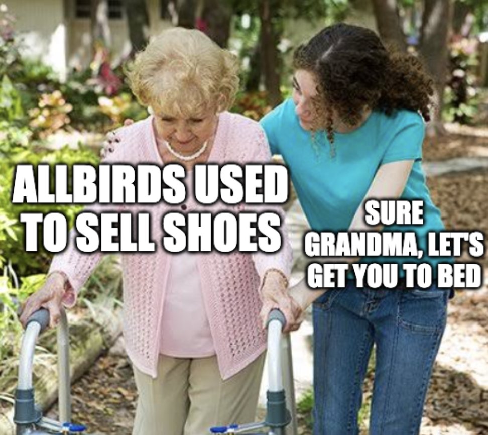 If you're in footwear, pivot to AI