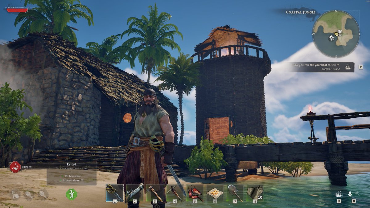 bkp_sgng's tweet photo. I like that @PlayWindrose has buildable shrubbery and trees by default.  A lot of survival games could learn this from them. In @ConanExiles I still need to clown around with item shop hammocks if I want some palm trees in my builds.. in #Windrose you can just plant one.. https://t.co/soJ43r2h1k
