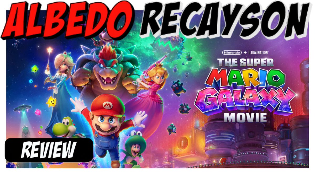AlbedoRNATION's tweet photo. Posted A New Review Video Today Of #SuperMarioGalaxyMovie

🎥 Check It Out : https://t.co/NOoovtKlXk https://t.co/SW6RPGgeRw