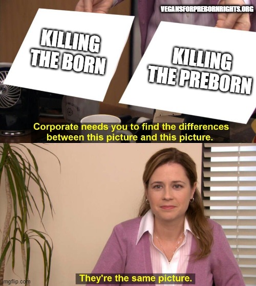 Literally, there's no moral difference.
#abortion #prolife #prochoice #prebornliberation #plannedparenthood