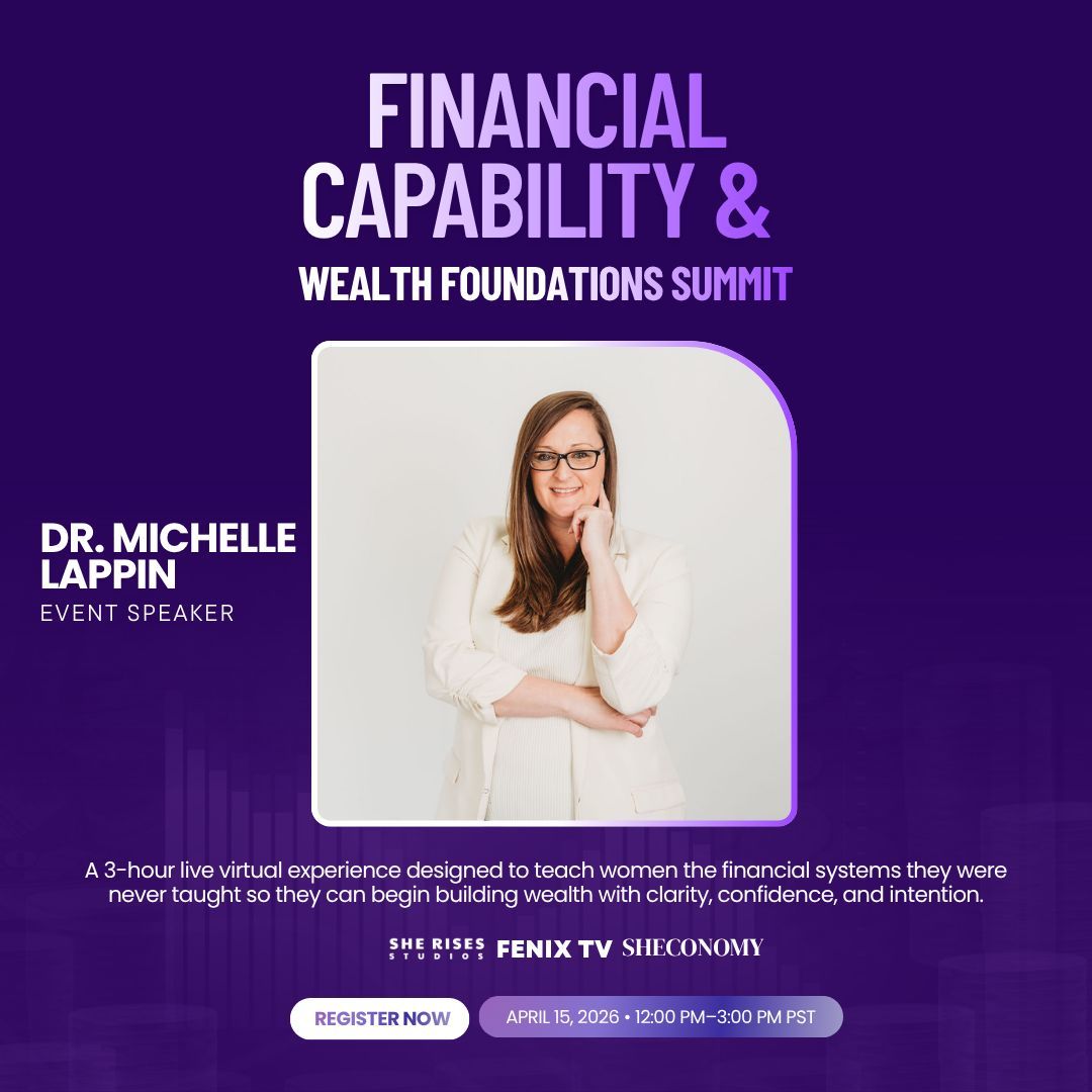 Have you saved your seat yet? ✨

Financial Capability &amp; Wealth Foundations Summit
April 15 • 12–3 PM PST (LIVE Online)

👉 Register FREE: sherisesstudios.wixforms.com/f/744585787910…

Connect with one of the speakers:
instagram.com/dr.michellemar…
drmichellemarie.com

#FinancialLiteracy #Wealth