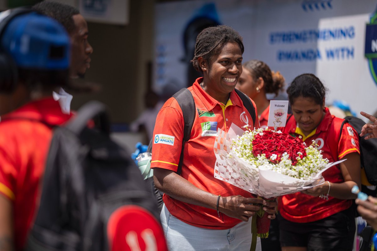 mc_croix's tweet photo. Touchdown in the Land of a Thousand Hills
The Vanuatu Women’s Cricket Team has officially arrived in Kigali this morning, ready to take on the ICC Women's Challenge Trophy.
#Cricket #Kigali #ICCTrophy
@RwandaCricket https://t.co/UdubP8kMhc