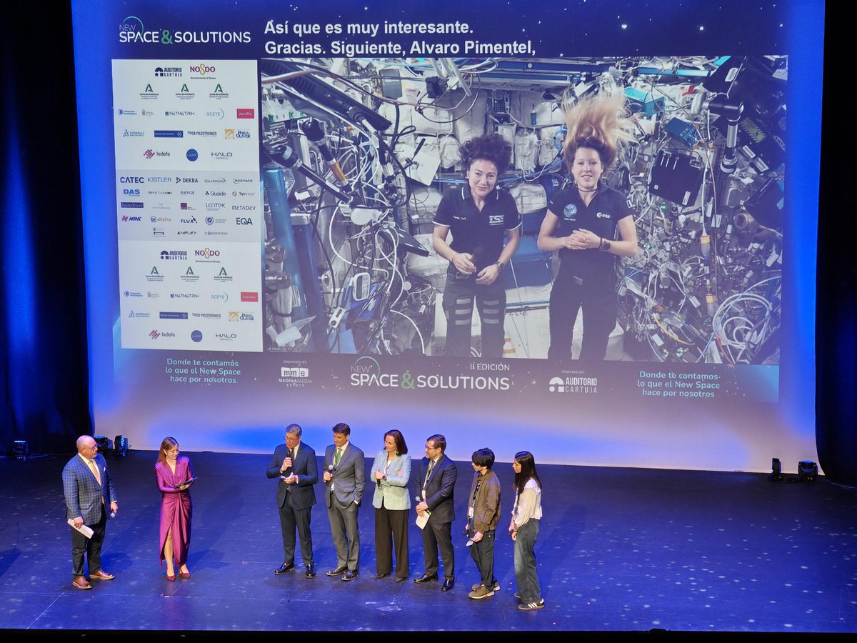 AmplifySoft's tweet photo. At @NSpaceSolutions 2026, big ideas are being shared — from space to the stage. At Amplify, we’re making sure everyone can follow them.

🎙️ Live subtitling &amp; translation
 → EN → ES
 → ES → EN

That’s AI applied where it matters: making events more accessible, more impactful. https://t.co/StmOTIWjEc