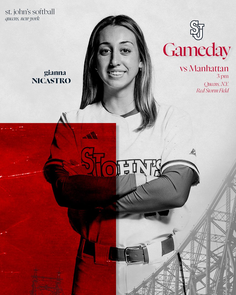 StJohnsSoftball's tweet image. Almost time to defend our house 😤

📺Watch (ESPN+): bit.ly/4tQb5oF
📊Live Stats: bit.ly/3Ot9HsZ

#RedStorm