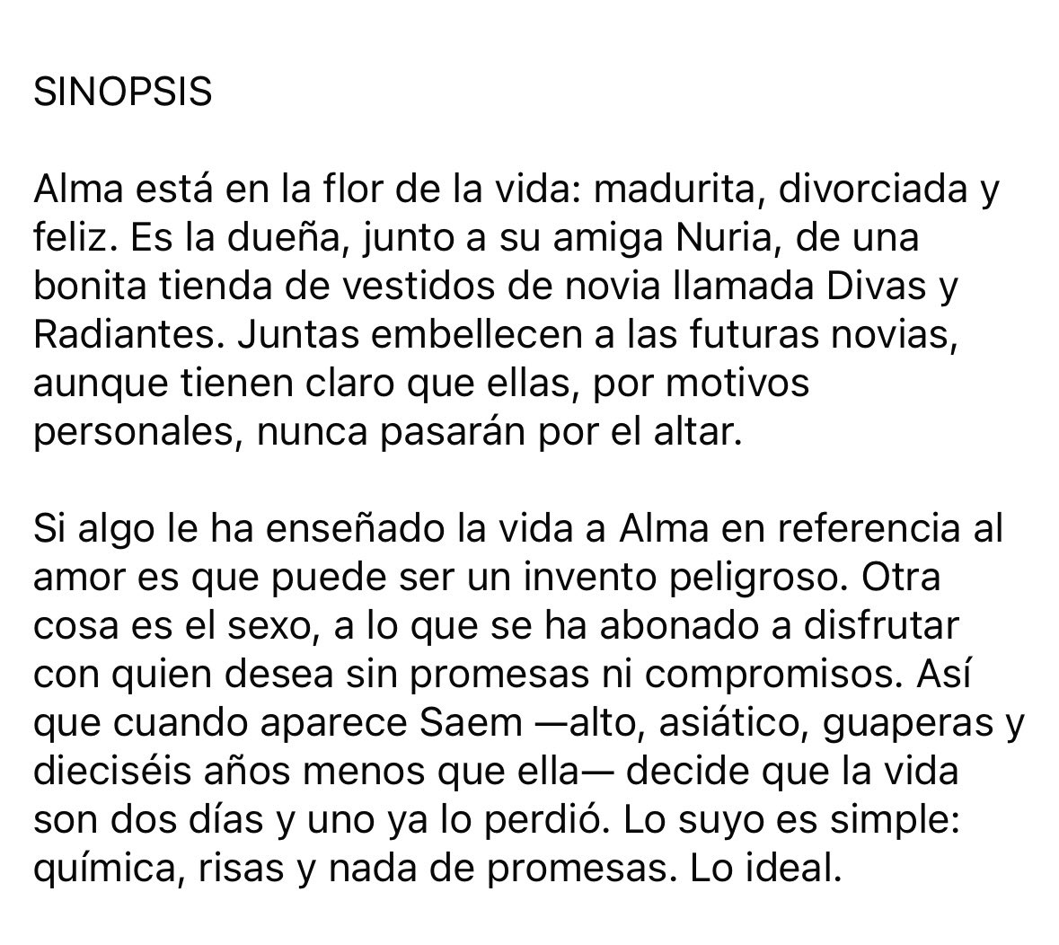MeganMaxwell's tweet photo. Guerrera/os
Aquí tenéis la sinopsis de...
RÍETE DE LAS BODAS.
A la venta el 3 de junio.
¡Espero os guste!
Besos https://t.co/TAGUe1DUaN