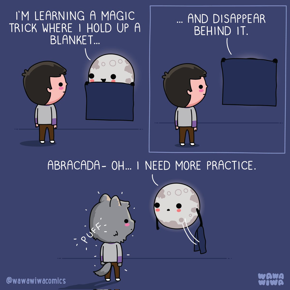 wawawiwacomics's tweet image. Abracada!- Oh... ✨️🌙