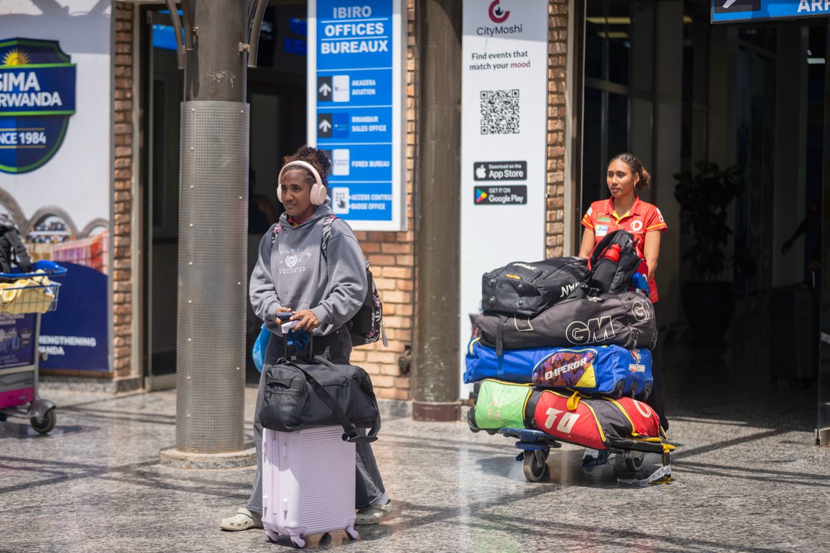 mc_croix's tweet photo. Touchdown in the Land of a Thousand Hills
The Vanuatu Women’s Cricket Team has officially arrived in Kigali this morning, ready to take on the ICC Women's Challenge Trophy.
#Cricket #Kigali #ICCTrophy
@RwandaCricket https://t.co/UdubP8kMhc