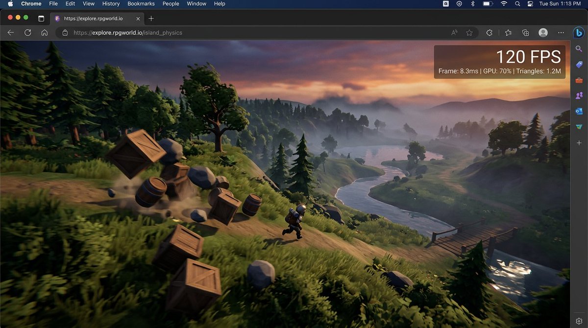 Should browser game physics run on the main thread or in a Worker?

Rapier + WebAssembly, dedicated Worker. We measured it. Controls felt immediate.

This pipeline runs in Cinevva's open world now -- feels like a native game, not a browser tab.

app.cinevva.com/blog/2026-02-2…