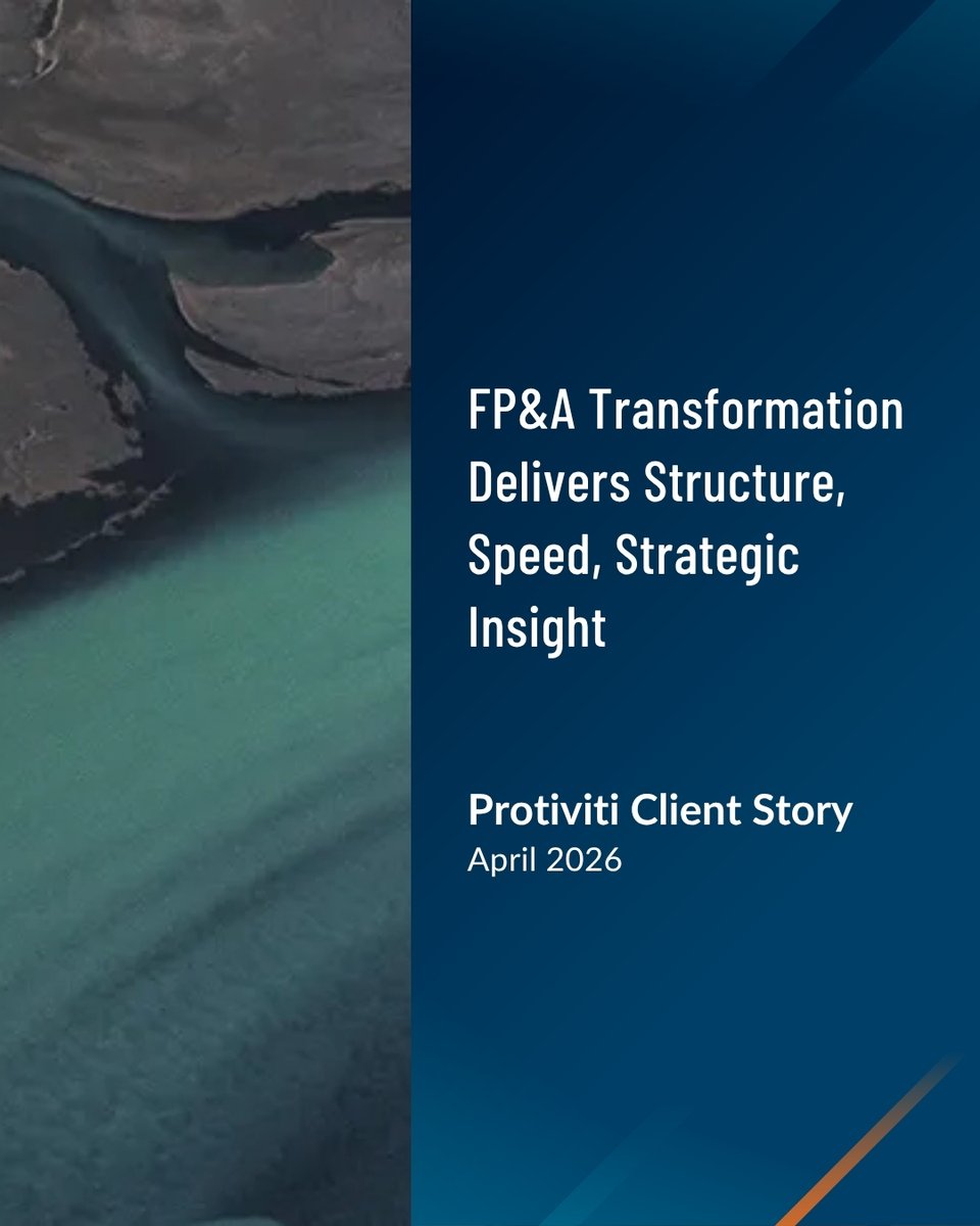 Protiviti's tweet image. When rapid growth challenged IPO readiness, #Protiviti helped an advanced nuclear energy company improve FP&amp;amp;A. The result? Clearer forecasts across 70+ projects, automated insights, and better alignment between Finance and HR. bit.ly/48wCYK8