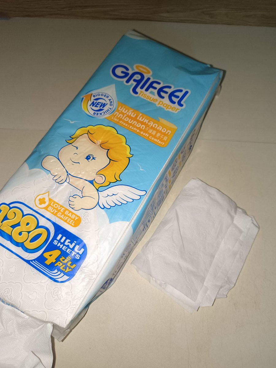 กระดาษทิชชู่ GAIFEEL กระดาษทิชชูแบบดึง 1ห่อมี 1,280แผ่น หนาถึง4ชั้น☺️🌷
พิกัด : s.shopee.co.th/AADFMGAiH4

#ของใช้ในบ้าน