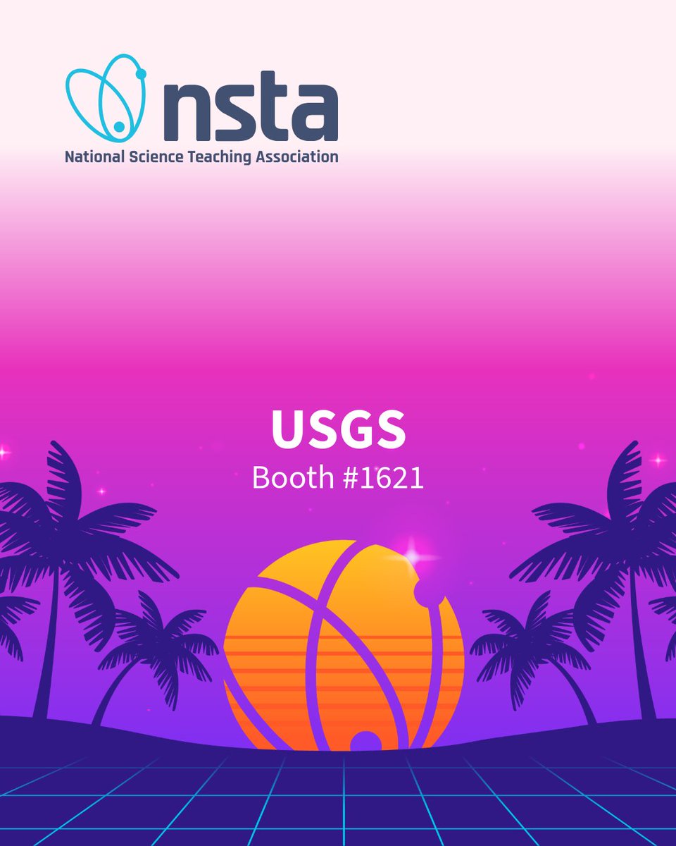 USGS_Water's tweet image. Hey fellow educators, we hope to see you in Anaheim this week at the National Science Teaching Association (NSTA) Conference! ✨ 

Stop by the USGS booth (#1621) and checkout our workshop on Friday!

#NSTAspring26 #NSTA #ScienceEducation
