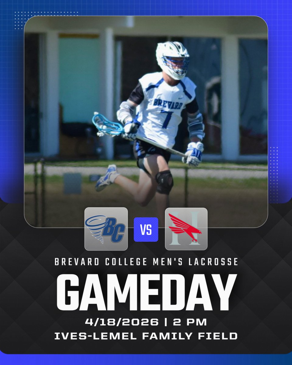BCTornados's tweet photo. Men's Lacrosse: GAMEDAY - USA South finale!
🆚 Huntingdon
📍 Ives-Lemel Family Field
⏰ 2 PM
📊📺 https://t.co/19Ps3xWlDN
#NadoNation #d3mlax #d3lax https://t.co/BvbpKjlXqq