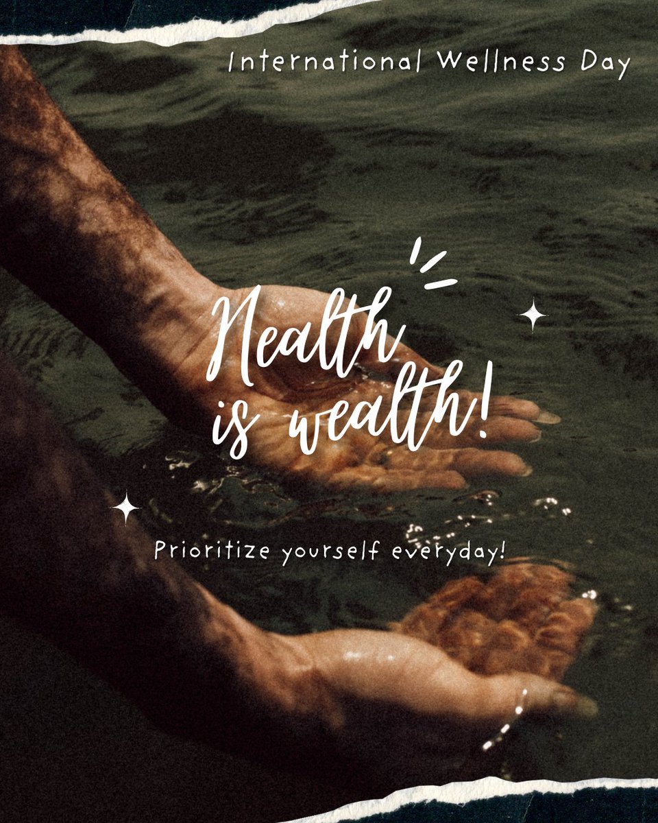 BCUMediaComm's tweet photo. Today is International Wellness Day.
Make sure you prioritize yourself everyday so you can do amazing everyday!💛 https://t.co/NsJIKZlnL5
