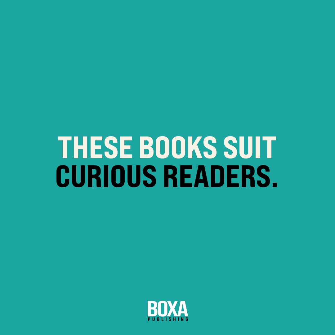 BoxaPublishing's tweet photo. Curiosity is the common thread.
Across genres, formats, and ideas, our books are written for readers who like to explore, question, and follow a thought all the way through.

BOXA Publishing https://t.co/SoVQZA5Zxp