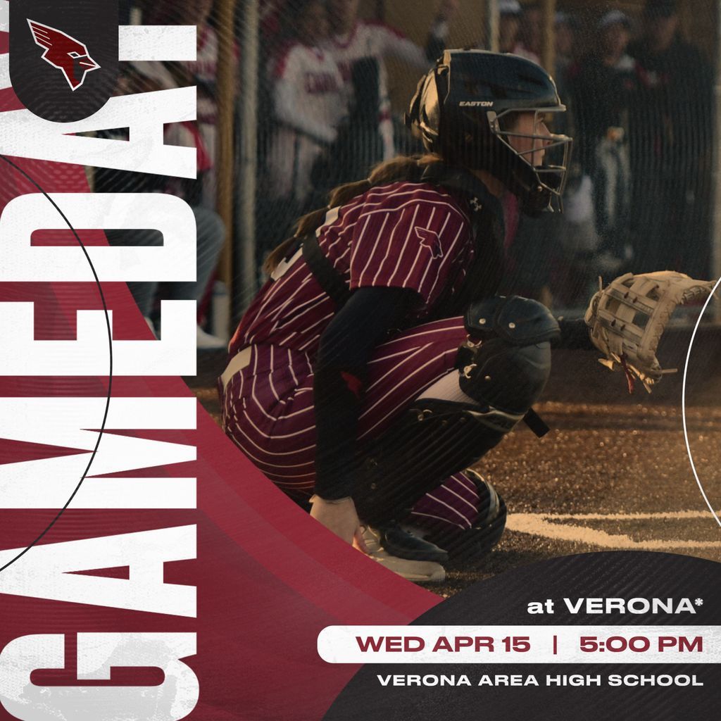 ❗ GAME DAY ❗

🆚 VERONA
🕔 5 PM
📍 Verona Area High School
📊 buff.ly/HRsW59X 

#GoCards | #WeFly