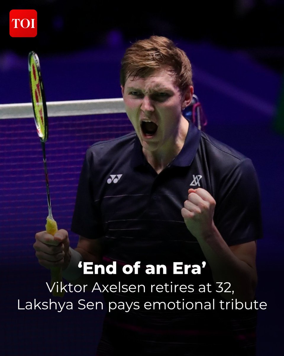 Denmark's two-time #Olympic champion #ViktorAxelsen, 32, has