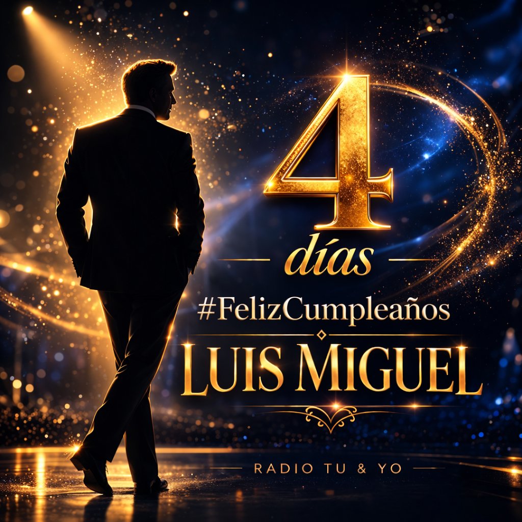 RadioTuYYoLM's tweet photo. En la cuenta regresiva. 🥰
.
.
.
#luismiguel #luismiguelfans
#luismilover #felizcumpleañosluismiguel https://t.co/xCYPwOyl5r