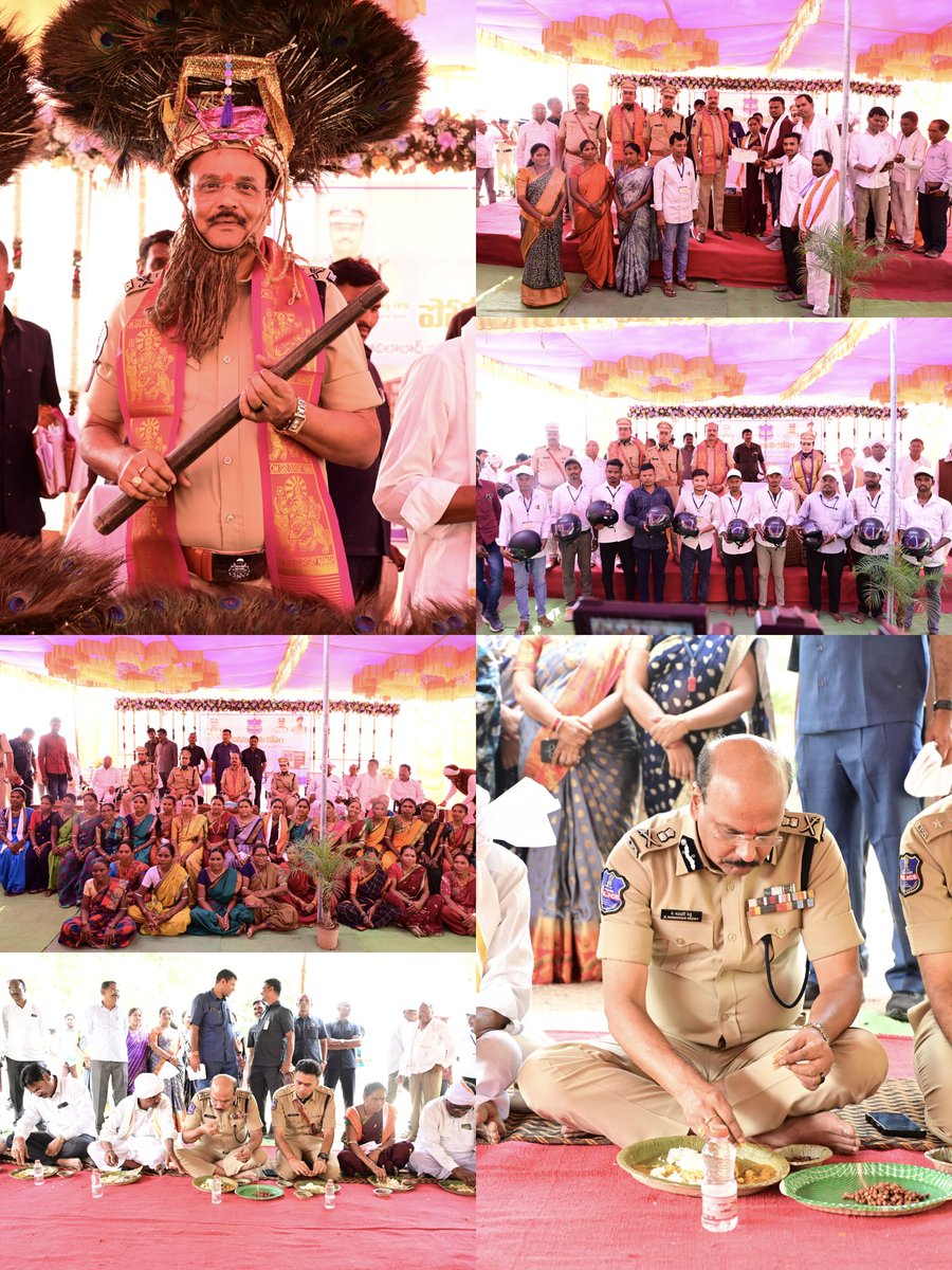 adilabad_sp's tweet image. 🌿 Empowering Tribal Youth in Adilabad 📚
DGP B. Shivdhar Reddy launched a modern library (350+ books) to support competitive exams 🎯
🤝 “Police Meekosam” outreach, helmets distributed &amp;amp; road safety 
👮 With SP Akhil Mahajan
#Empowerment #RoadSafety
@TelanganaCOPs @TelanganaDGP