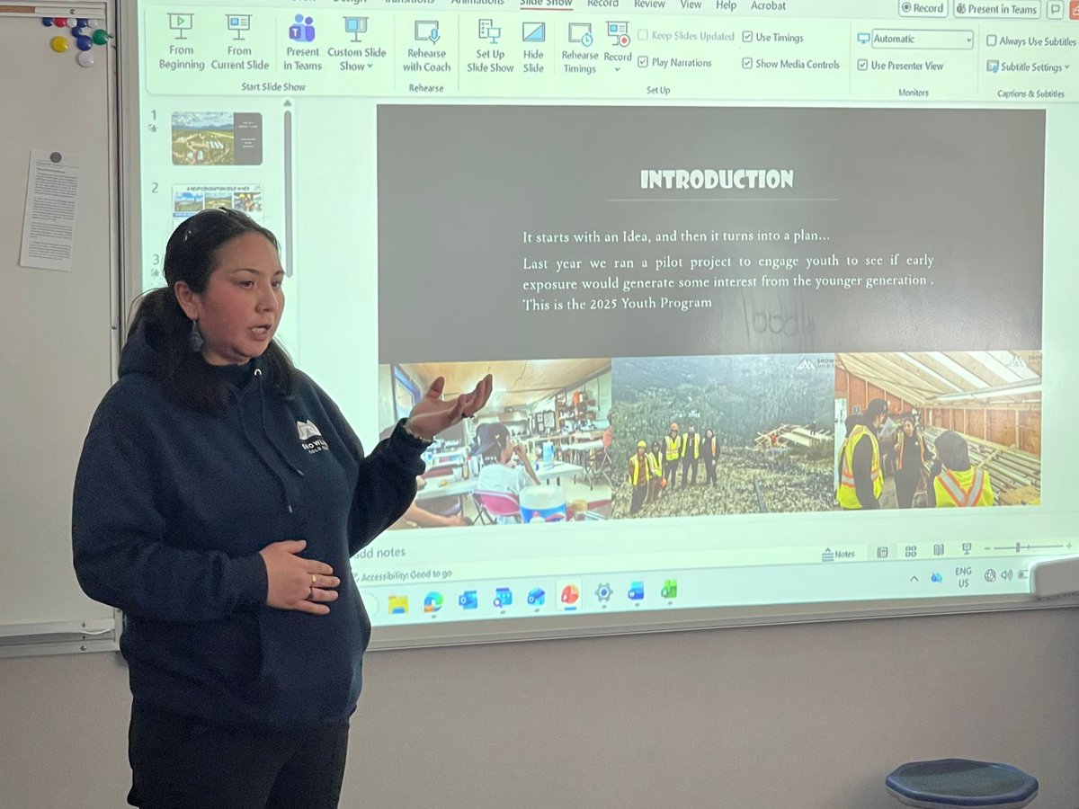 SnowlineGold's tweet photo. 📍Last week, the Snowline team had a great week in Mayo, where Kimberly Azak (Mentorship & Training Coordinator) and Brian Hegarty (VP Sustainability & External Relations) spoke with grades 6–12 at JV Clark School about camp life, career paths in mineral exploration and the launch of the FNNND/Snowline Youth Program in 2025.

Our team also entered our first Irene Hutton Memorial Bonspiel, crashing out early but having a lot of fun. Here's a few photos from the week!