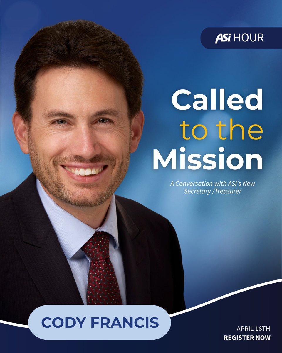 New role. Same calling. Same heart for the mission.

Cody Francis has spent his life in the field, planting churches, training leaders, and proclaiming the Three Angels' Messages. 

Now, as ASI's newly elected Secretary/Treasurer, he steps into a new chapter of that same calling.