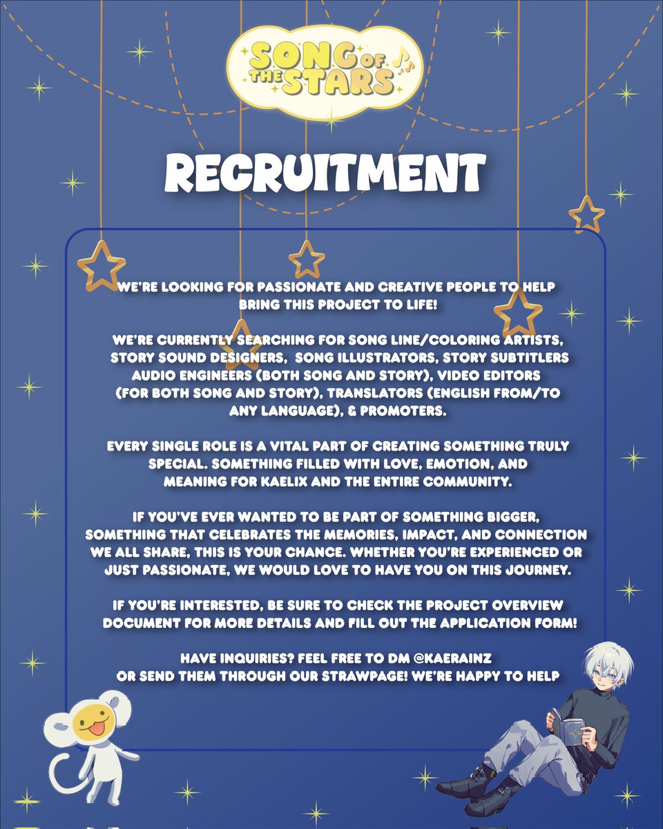 song of the stars ⭐️🌙 kaelix's fan project tweet media