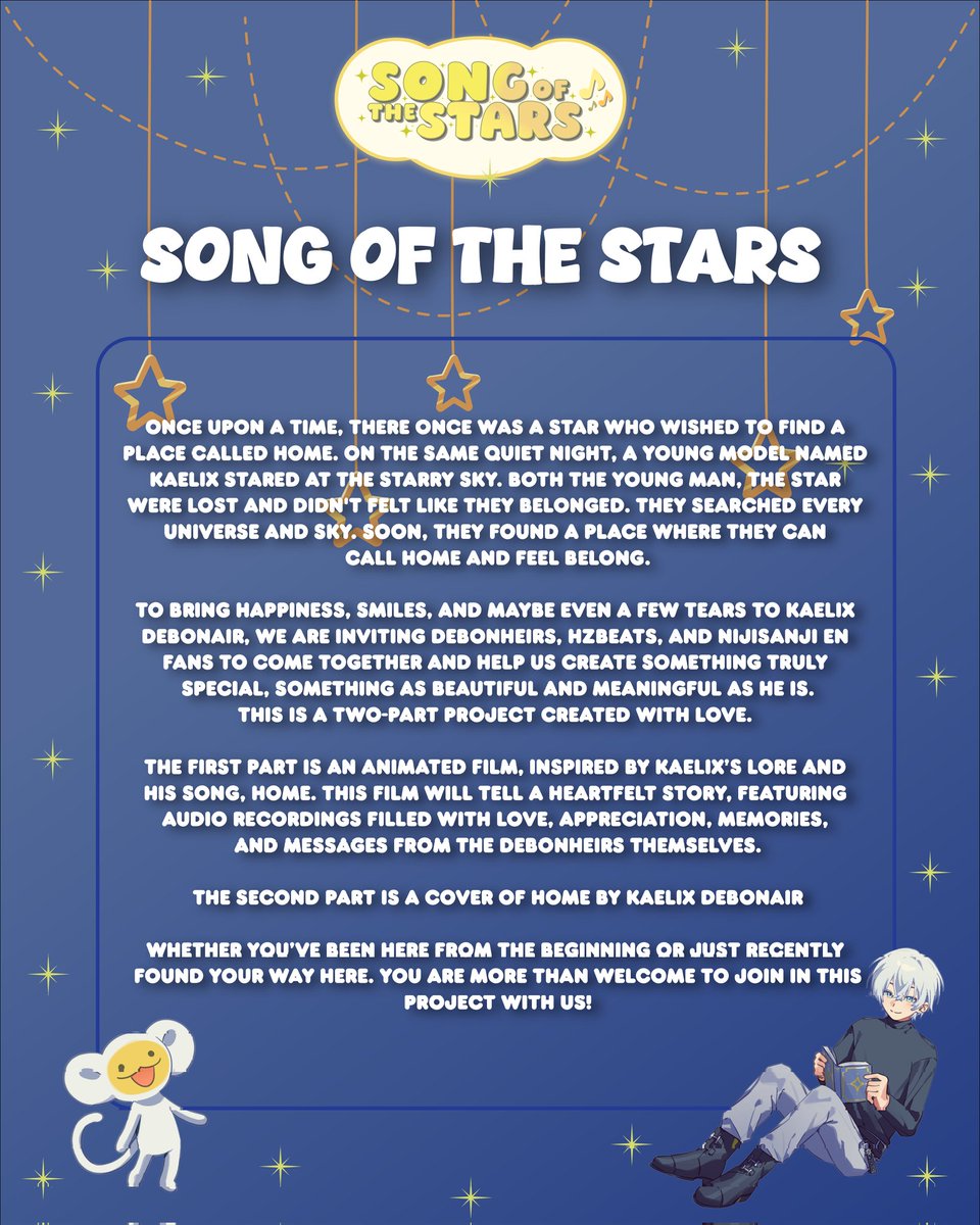 song of the stars ⭐️🌙 kaelix's fan project tweet media