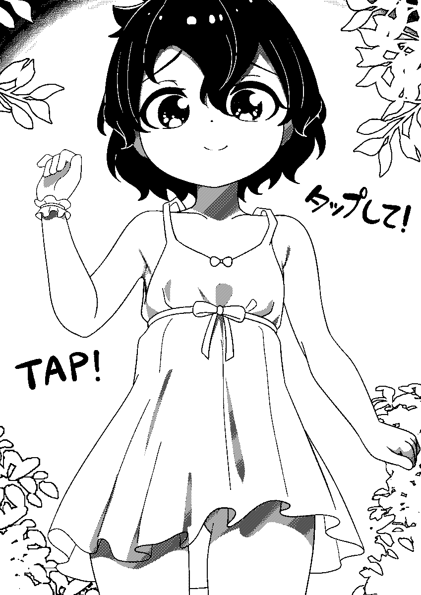 面白い画像の掲載方を見たので、かばんちゃんでやってみた 