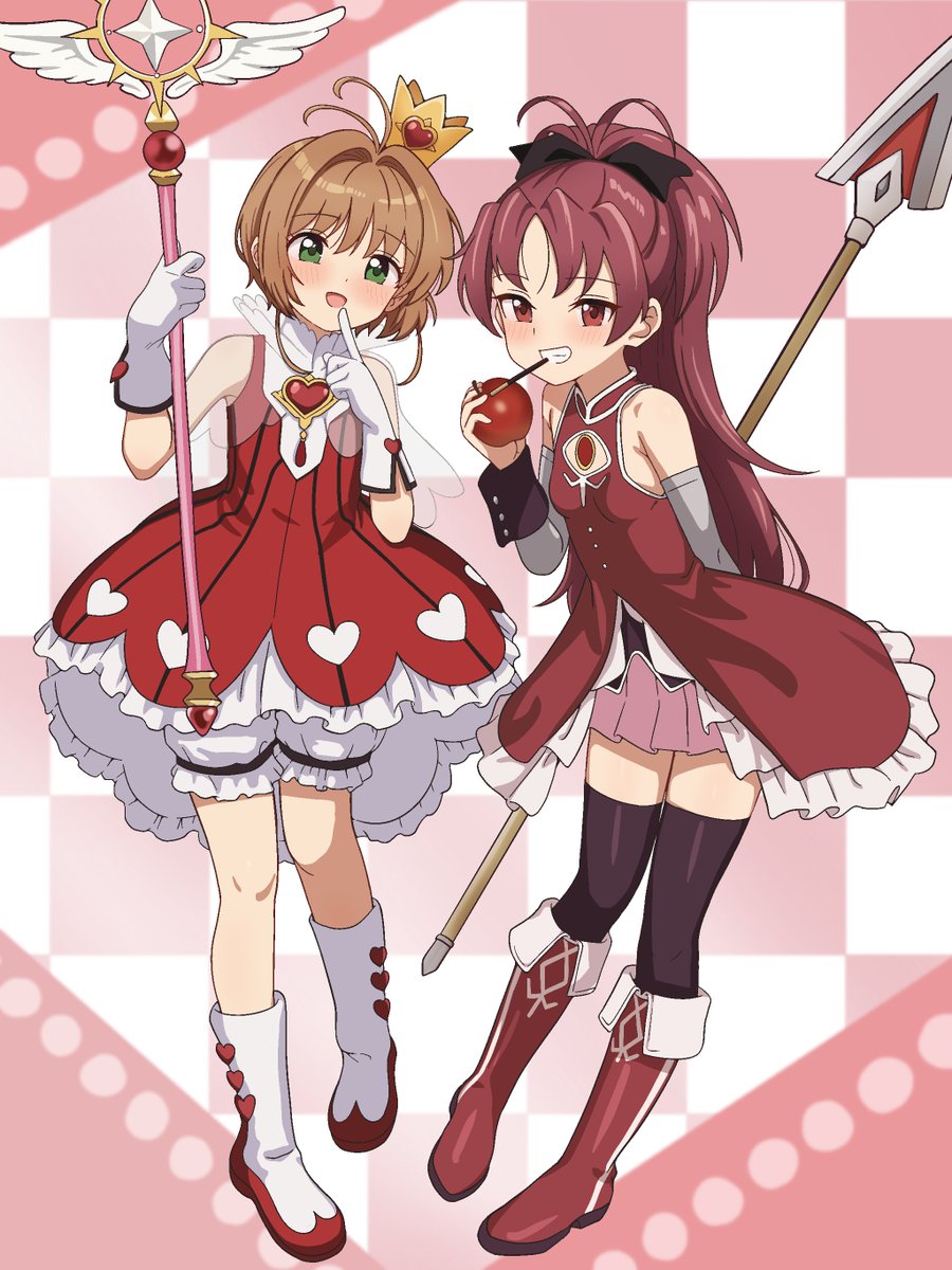 リク】桜🌸杏子
https://t.co/G9Q6r4BGYw
https://t.co/afwPf0ssCr

#木之本桜 #佐倉杏子 