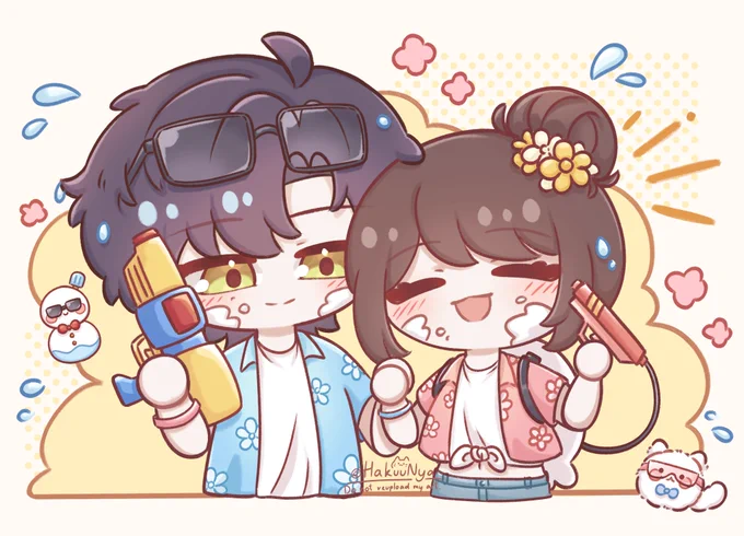 เก็บตก Songkran day! #LoveandDeepspace #Zayne