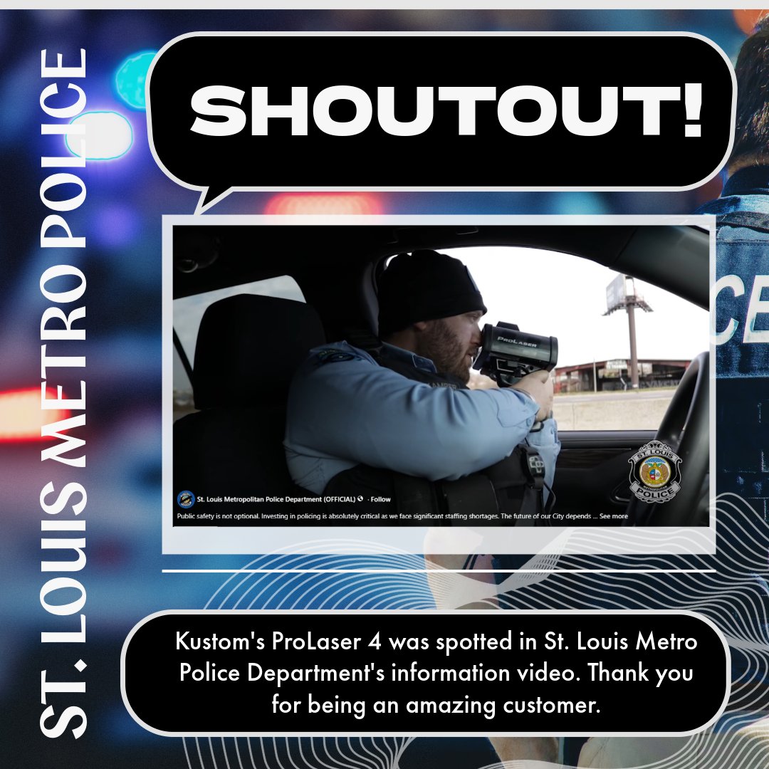 KustomSignals's tweet photo. 🚨 We’ve been spotted in the field. 🚨
Our technology is featured in action with the St. Louis Metro Police Department @SLMPD -- 
helping officers do more, faster.

Want to see what’s next?
👉 https://t.co/pHtMUOVdq9 https://t.co/dwj8jKtQ4a