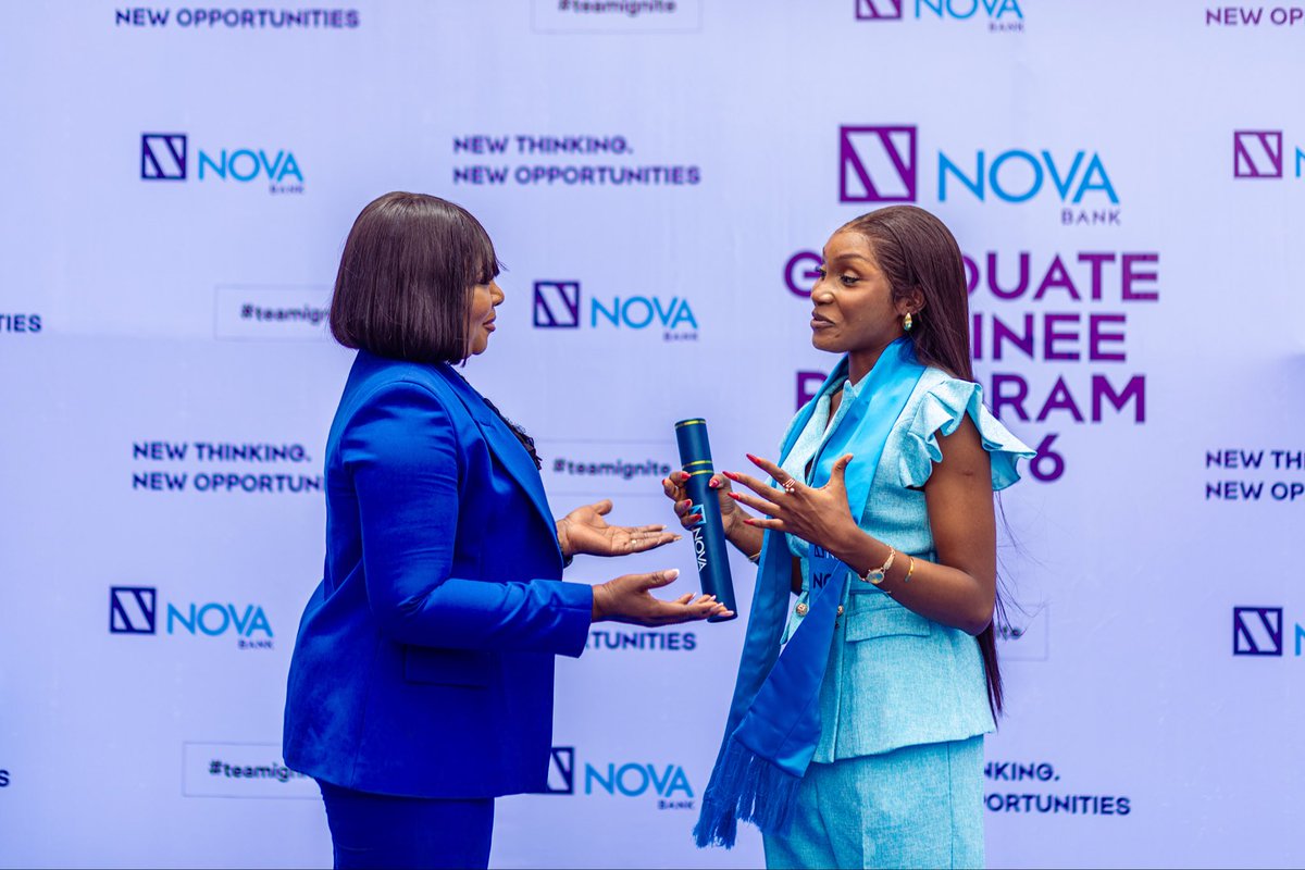 novabankng's tweet image. The NOVA Bank Graduate Trainee Program was built on one belief: that with the right environment, guidance, and opportunities, exceptional talent will always rise.

Congratulations, Class of ’26.

#NGTP26 #Excellence #TeamIgnite #NOVABank #nova