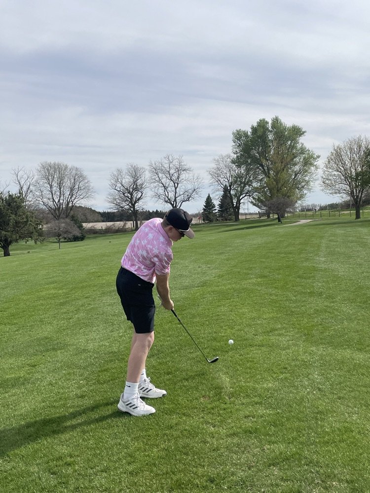 The EM Knights JV boys golf team competed against Louisville yesterday at Grandpa's Woods.

Top finishers:
- 1st place: Kael Lindsey (40)
- 3rd place: Jonah Rikli (41)
- 6th place: Oscar Zierott (46)